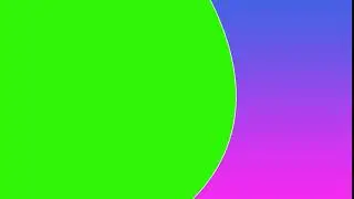 Green screen oval overlay graphic package