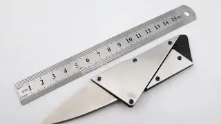 №94. Портативный мини-нож, кредитная карта.