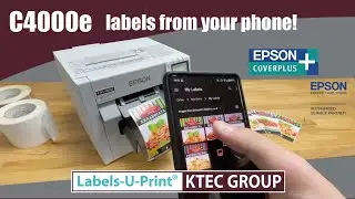 Epson C4000e label printer -Print from your phone! - Labels-U-Print ® - KTEC GROUP UK
