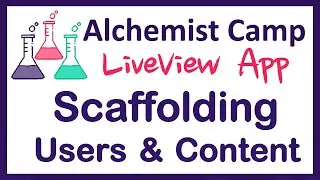 Simple Phoenix LiveView App: Scaffolding Users & Content