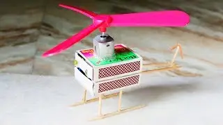 How to Make Helicopter Matchbox DIY