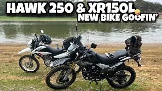 Hawk 250 & XR150L | New Bike Goofin'| Honda XR150L & Chinese Hawk 250 Enduro Bikes