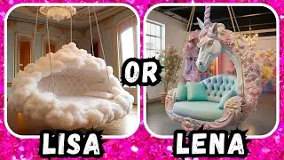Lisa or Lena❤️‍🔥 #lisa #lena #lisaorlena #lisaandlena #viral #trendingvideo