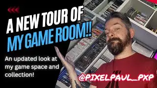 NEW Game Room Tour for 2024! An updated look at my game collection and game room set up!