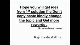 Freelancing 1st Solution exercise