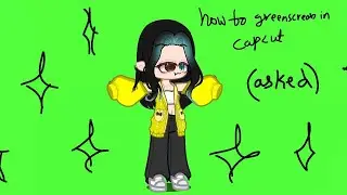 how to green screen in capcut (asked) #tutorial #rena2021