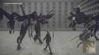 NieR:Automata_Aldea mecánica (05) /RUTA B, 9S/