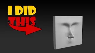 How To Sculpt Nose In Blender 1  #shorts #blender #sculpture