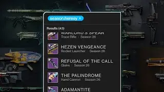 Endgame Tier List Update: Season 26 Legendary Weapons