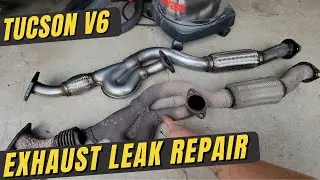 2005-2008 Hyundai Tucson Exhaust Leak Repair | V6 FWD