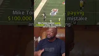 Mike Tomlin had to pay $100,000 for this mistake 🤯 #nfl #shorts