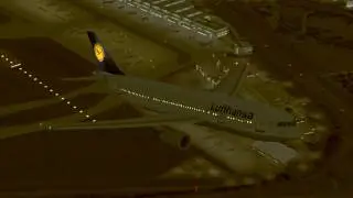 FS2004 : CLS A300 Frankfurt Departure in Thunderstorms