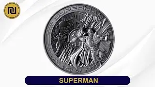 Last Son of Krypton Superman 10 Oz Silver Coin