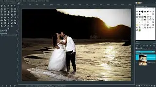 Gimp 2.10.20 Lernvideo: Dunkler Foto Effekt!