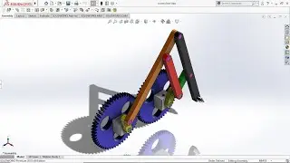 Solidworks Ellipse Gear Mechanism Animation