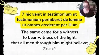 Classical Conversations Cycle 3 Week 13 Latin John1:1-7