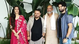 Utkarsh Sharma, Simrat Kaur Nana Patekar & Anil Sharma Promoting Their Upcoming Film Vanvaas