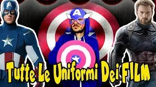 CAPTAIN AMERICA: Tutte le Uniformi/Costumi  fino ad Endgame + Costumi Fumetto (Evoluzione MCU)