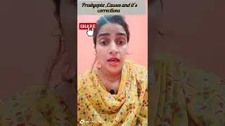 Presbyopia kya hota hai .causes and it's corrections| #viralvideo #shortsfeed #ytshorts #shorts