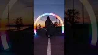 Радужный свет 🌈Трюк для фото🤩 