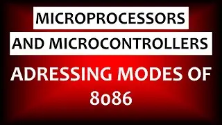 Addressing Modes of 8086 | Microprocessors and Microcontrollers