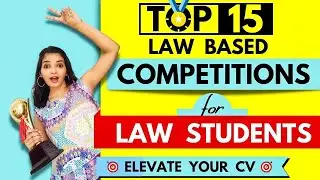 Competitions you must participate in during law school | Benefits of Law based competitions |