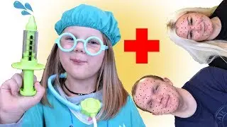Play Doctor Pretend Play Funny Video for Kids with Doctor Polina