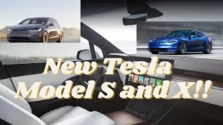 New Tesla Model S and Model X!! New Interior and design!! 3 Screens and Active noise Cancellation!!