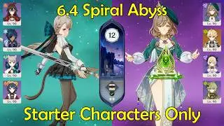 Starter Characters Only: 6.4 Spiral Abyss - Genshin Impact
