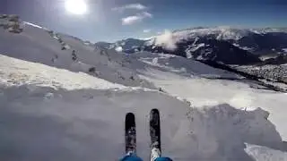 Speedriding in Verbier. Jan 2020.