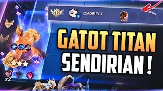 MENANG CUKUP PAKE 1 HERO ❗ GATOT TITAN VS EVERYBODY ! COMBO MAGIC CHESS TERKUAT 2024