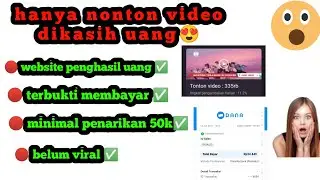 Baru rilis ❗Hanya nonton video 1 menit tiap hari dikasih 10k😍😱 tanpa deposit ❗ tanpa undang teman😘