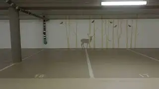 Farbe und Natur in der Tiefgarage | Elztalhotel im Schwarzwald