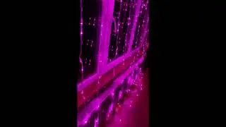 Гирлянда водопад розовый цвет