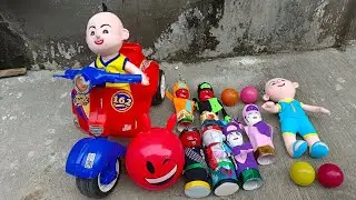 BERBURU ONDEL-ONDEL DAPET BOLA EMOJI, UPIN IPIN JATUH DARI VESPA, ONDEL-ONDEL MINI