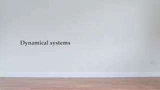 Dynamical systems