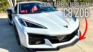 Adding Carbon Fiber Aero to my C8 Z06