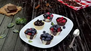 Two Colour Chocolate Cups - Cook It Recipes