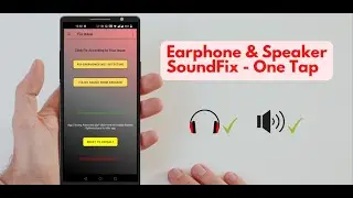 Earphone & Speaker Sound Fix - Free Android App Promo | Fix Headphone Jack Detection issues - 2022