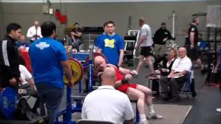 Coach Tom Delong bench only Powerlifting meet 2-16-2013