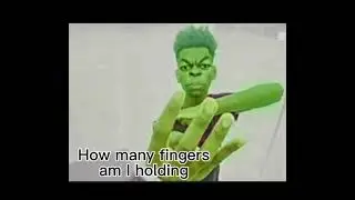 How many fingers am I holding? (Beast boy and Raven)