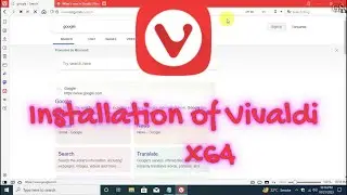 How to install Vivaldi browser in window 10 x64 | Get Software