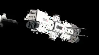 Minecraft Realistic Spaceship timelapse