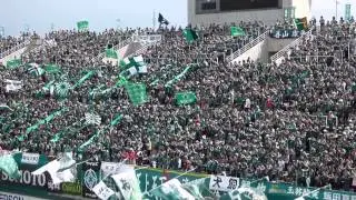 J2第34節 松本山雅VS ガンバ大阪  ゲーム前両チームチャント合戦