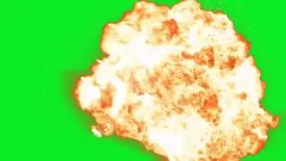 Explosion Green Screen Chroma Key