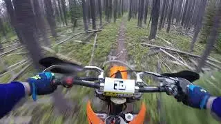 Fun downhill out of the mist