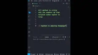 Count String Method in Python 