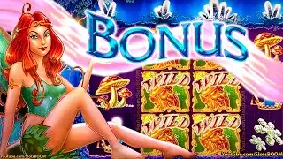 LIVE TRIGGERED MAX BET BONUS!!! FREE GAMES!!! Return to Crystal Forest -  MONEY BONUS - CASINO SLOTS