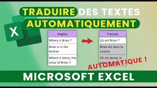 Traduire un texte automatiquement sur Excel