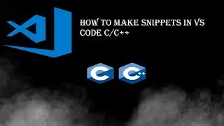 how to make snippets in visual studio code for C/C++